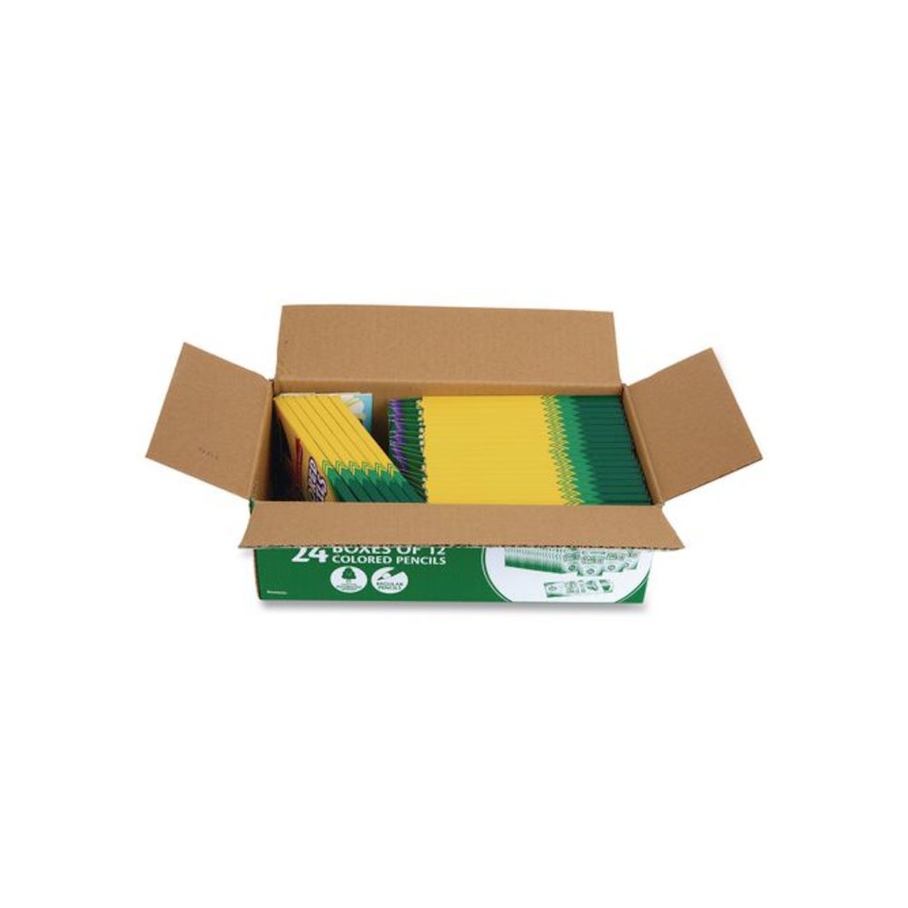 Long-Length Colored Pencil Set, Assorted Lead and Barrel Colors, 12/Box, 24 Boxes/Carton. Picture 5