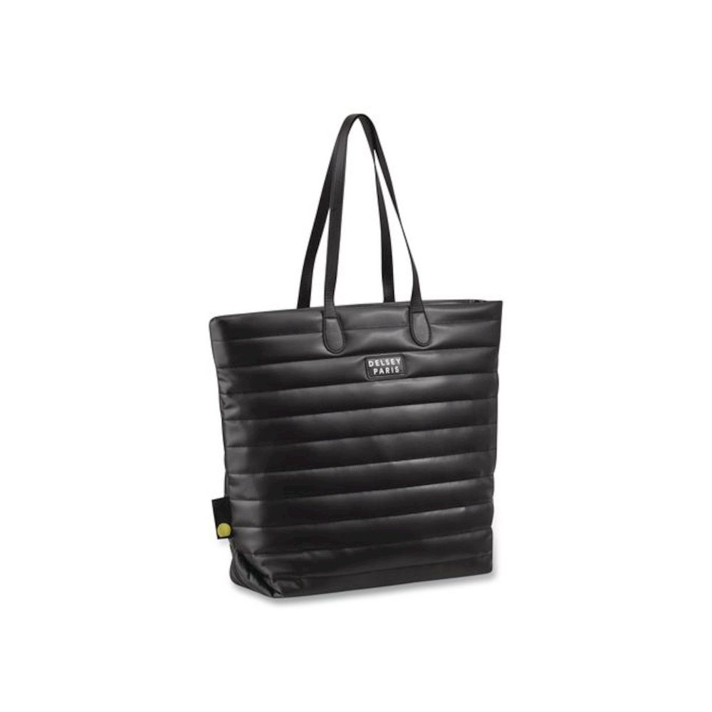 Cruise 3.0 Softside Tote Travel Bag with Laptop Pocket, 14" Laptop Compartment, 15.25" x 7" x 18.25", Black. Picture 2
