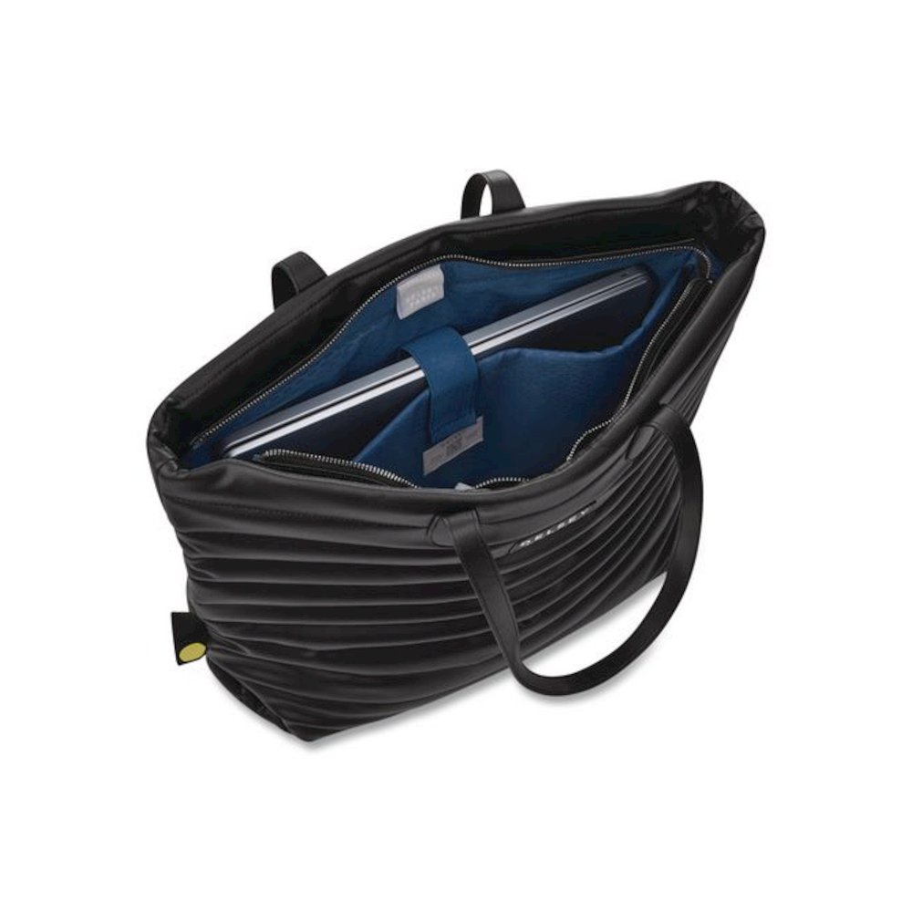 Cruise 3.0 Softside Tote Travel Bag with Laptop Pocket, 14" Laptop Compartment, 15.25" x 7" x 18.25", Black. Picture 3