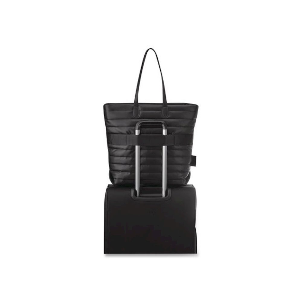 Cruise 3.0 Softside Tote Travel Bag with Laptop Pocket, 14" Laptop Compartment, 15.25" x 7" x 18.25", Black. Picture 6