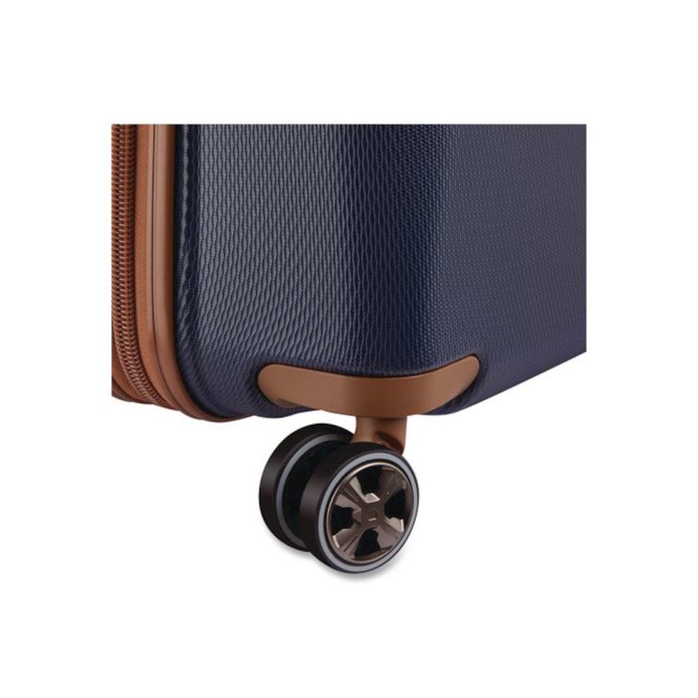 Flanerie 20" Hardside Carry-On Suitcase, 13.75 x 9.25 x 21.25, Navy. Picture 6
