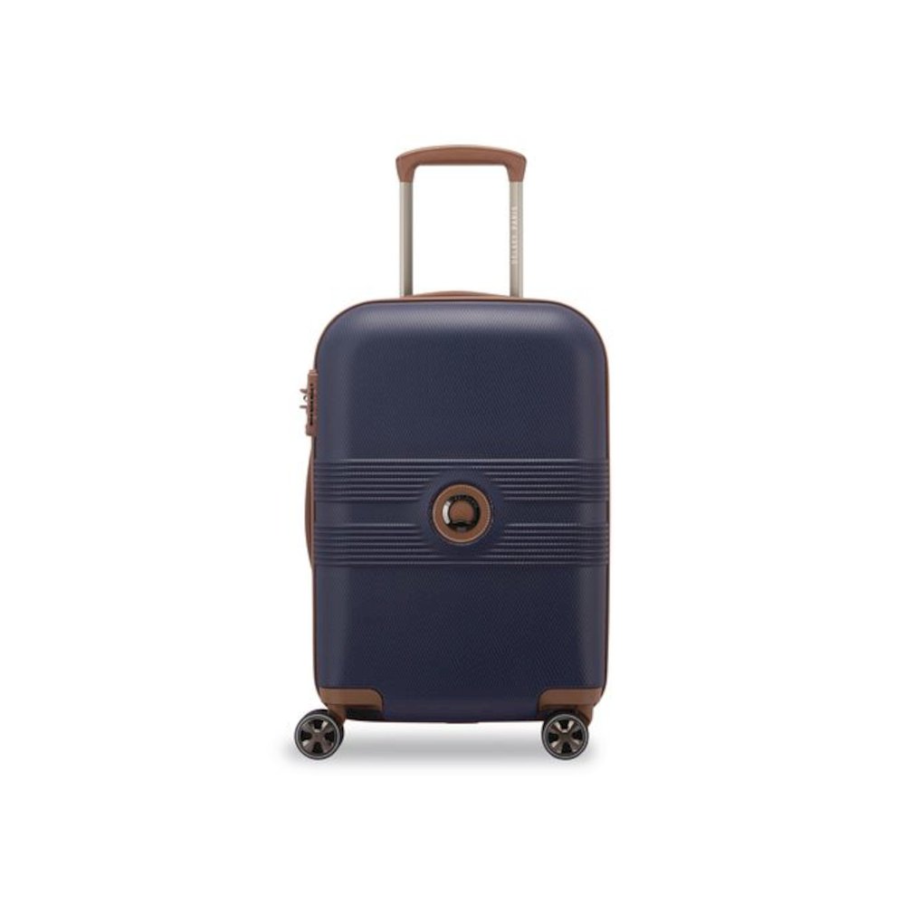 Flanerie 20" Hardside Carry-On Suitcase, 13.75 x 9.25 x 21.25, Navy. Picture 1