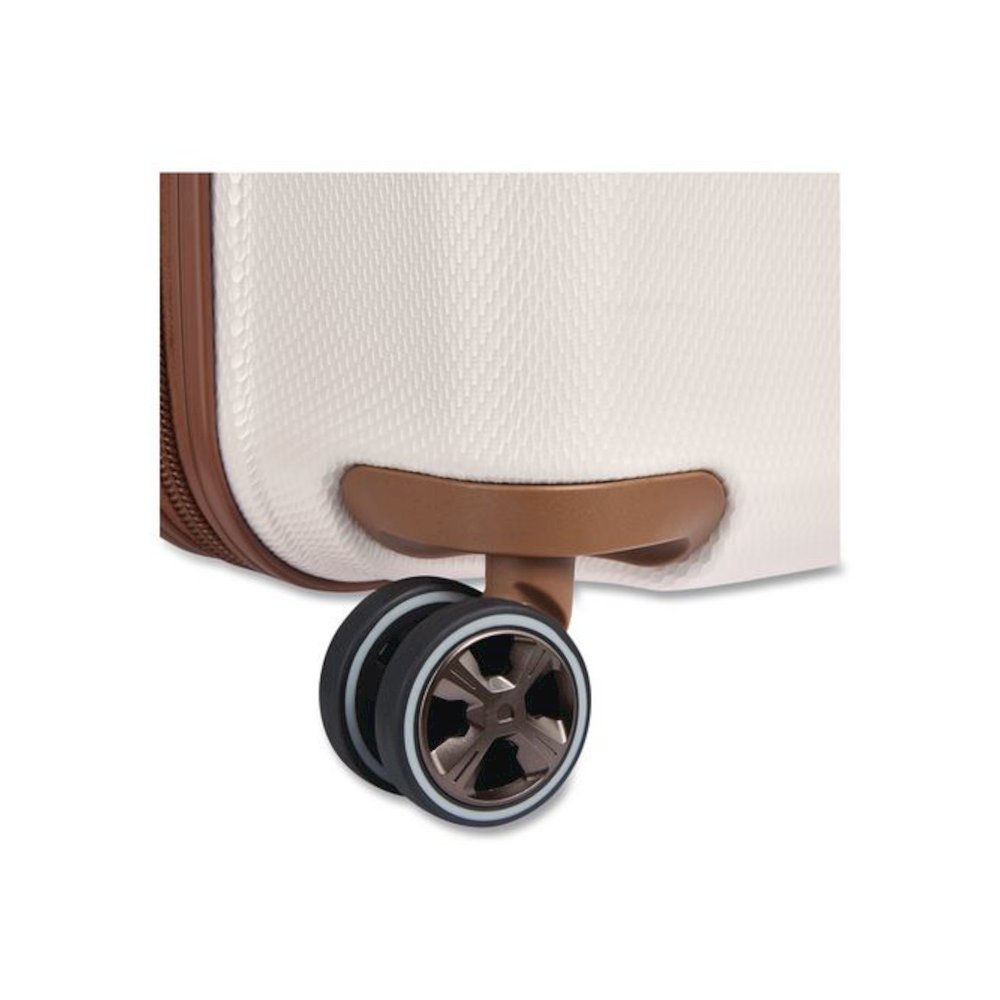 Flanerie 20" Hardside Carry-On Suitcase, 13.75 x 9.25 x 21.25, Champagne. Picture 6