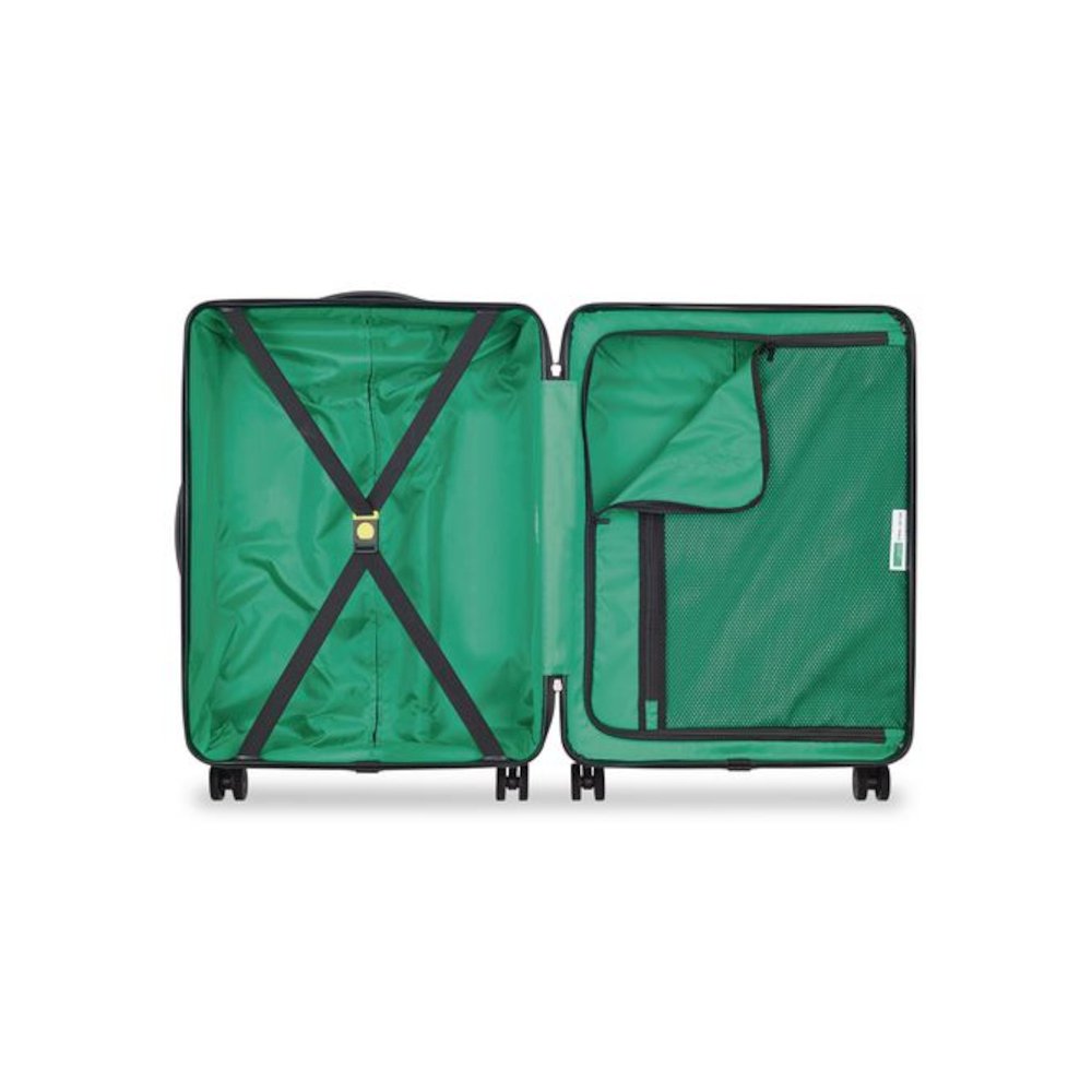United Colors of Benetton x DELSEY PARIS NOW! 23" Hardside Spinner, 18 x 11 x 26, Black. Picture 3
