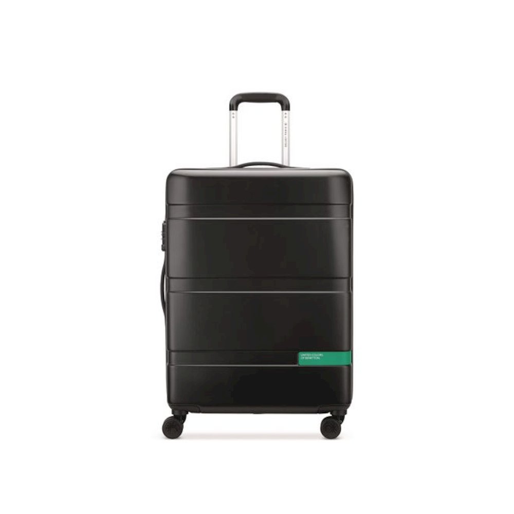 United Colors of Benetton x DELSEY PARIS NOW! 23" Hardside Spinner, 18 x 11 x 26, Black. Picture 1