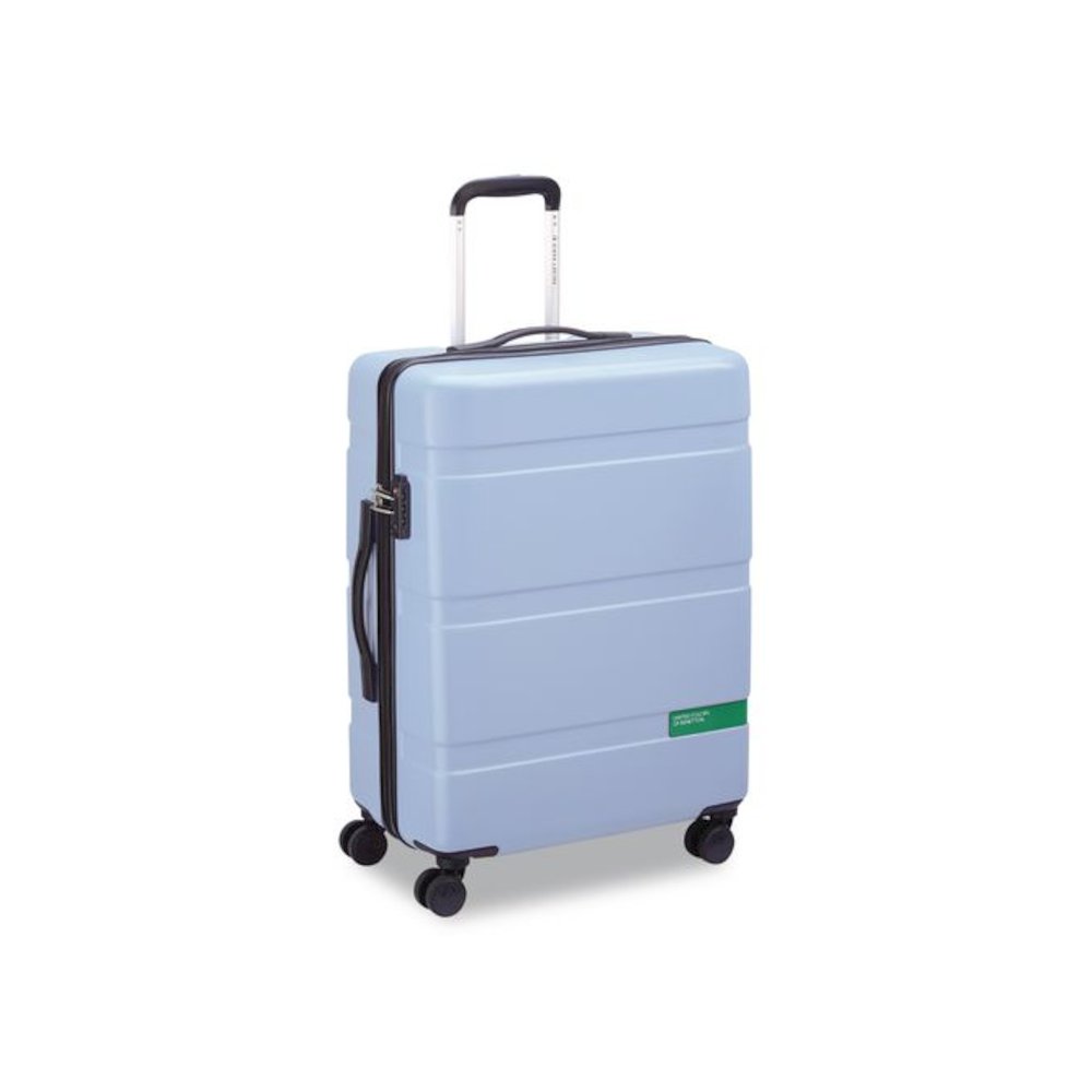 United Colors of Benetton x DELSEY PARIS NOW! 23" Hardside Spinner, 18 x 11 x 26, Light Blue. Picture 2