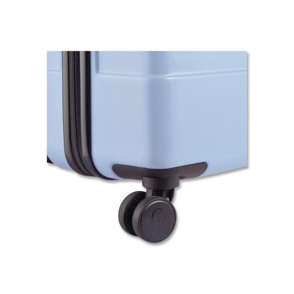 United Colors of Benetton x DELSEY PARIS NOW! 23" Hardside Spinner, 18 x 11 x 26, Light Blue. Picture 7