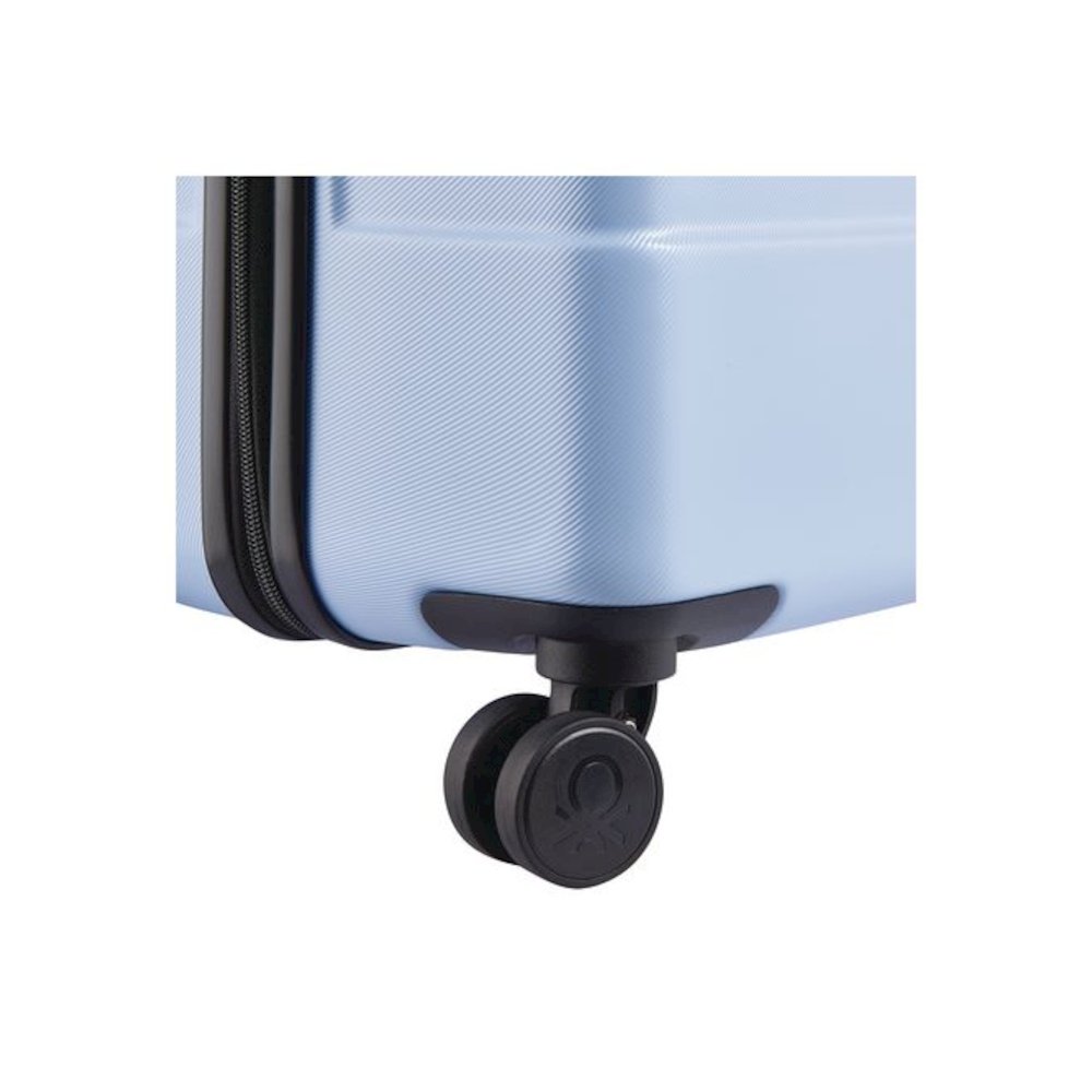United Colors of Benetton x DELSEY PARIS NOW! 27" Hardside Spinner Suitcase, 20 x 11.5 x 30, Light Blue. Picture 7