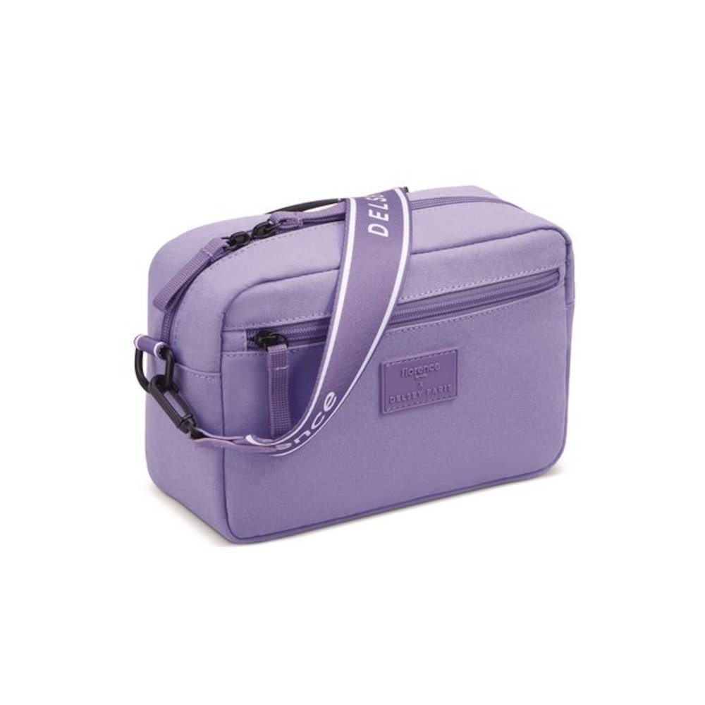 Florence by Mills Free-Spirit Crossbody Bag, 9.5" x 3.25" x 6", Lavender. Picture 2