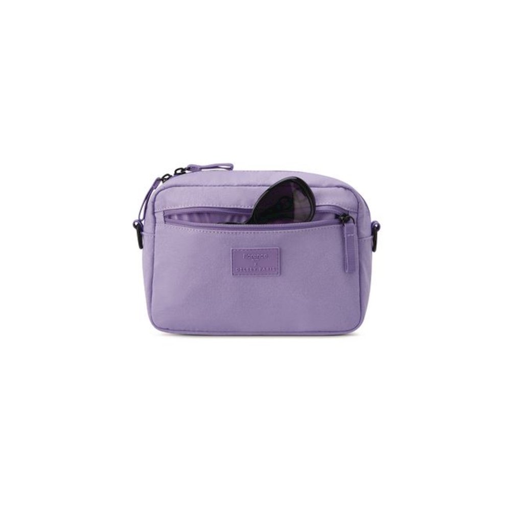 Florence by Mills Free-Spirit Crossbody Bag, 9.5" x 3.25" x 6", Lavender. Picture 4
