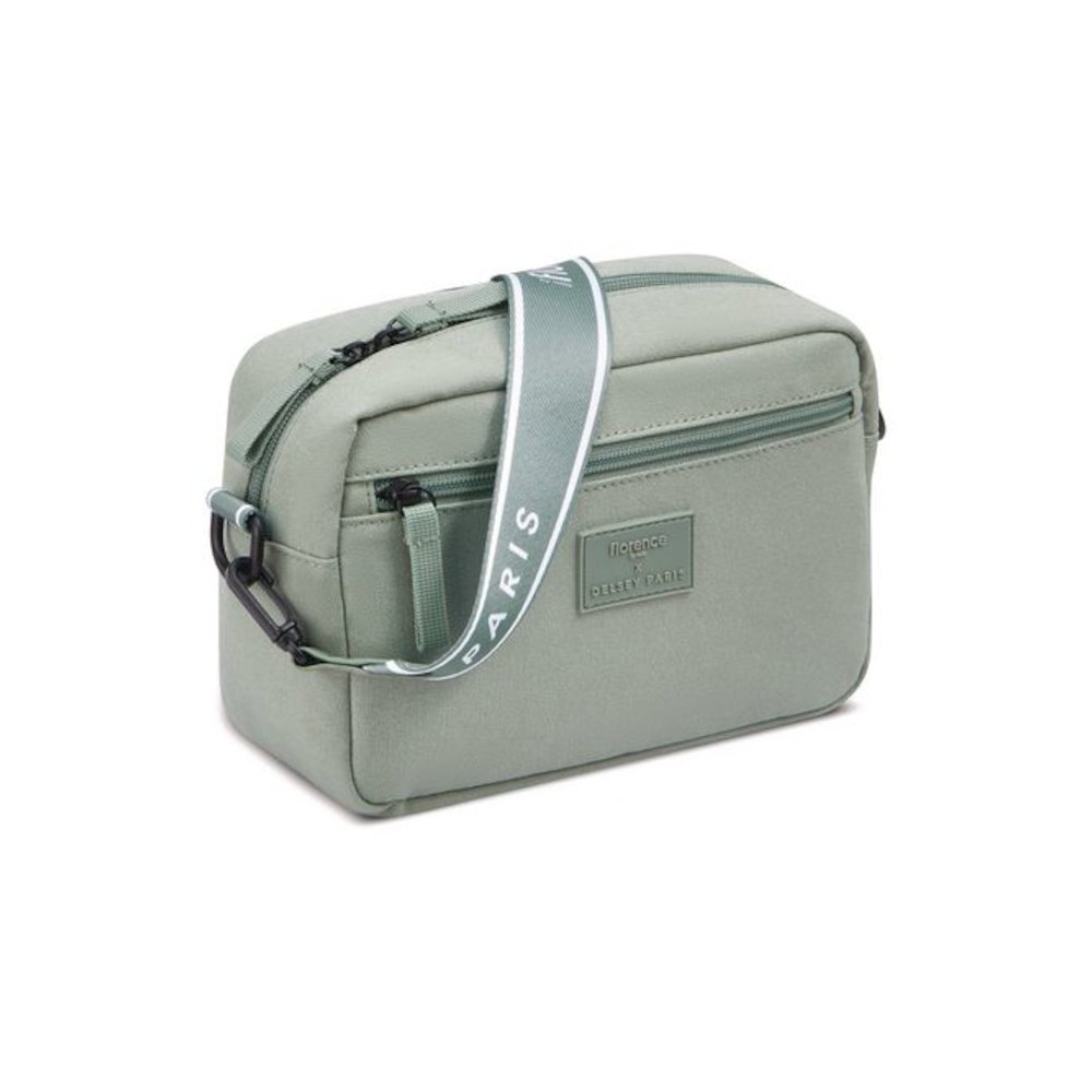 Florence by Mills Free-Spirit Crossbody Bag, 9.5" x 3.25" x 6", Sage Green. Picture 2