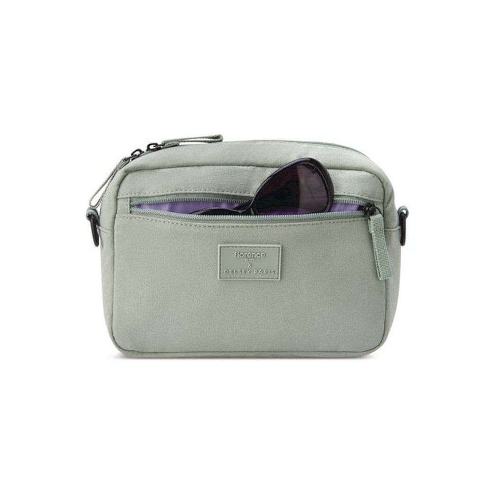Florence by Mills Free-Spirit Crossbody Bag, 9.5" x 3.25" x 6", Sage Green. Picture 4