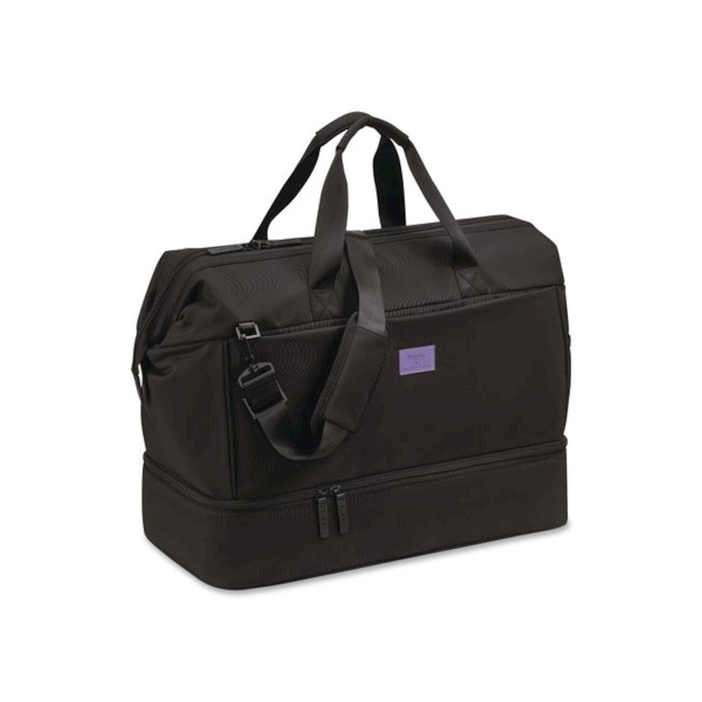 Florence by Mills x DELSEY PARIS Chillout Weekender Bag, 10 x 22.5 x 14.5, Black. Picture 2