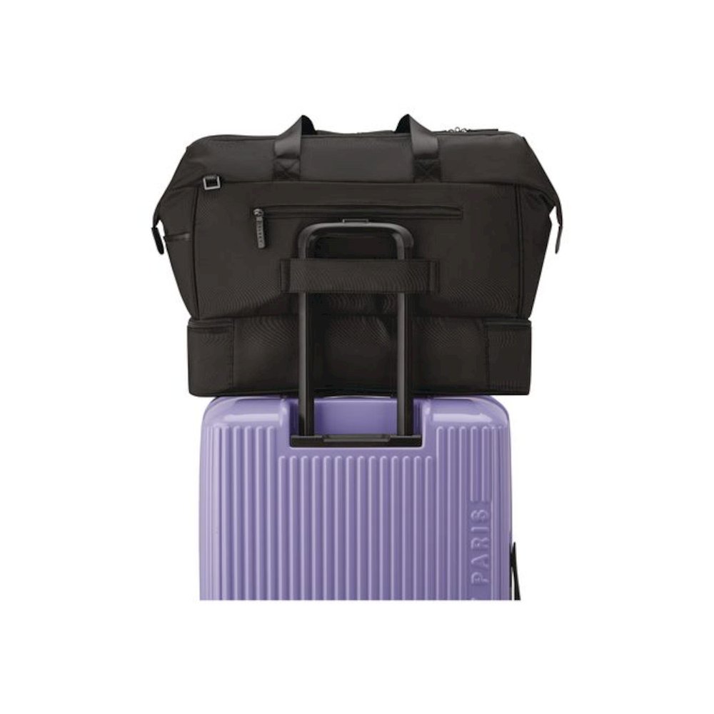 Florence by Mills x DELSEY PARIS Chillout Weekender Bag, 10 x 22.5 x 14.5, Black. Picture 6