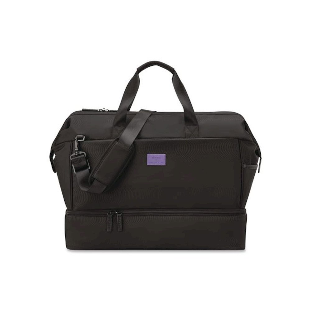 Florence by Mills x DELSEY PARIS Chillout Weekender Bag, 10 x 22.5 x 14.5, Black. Picture 1