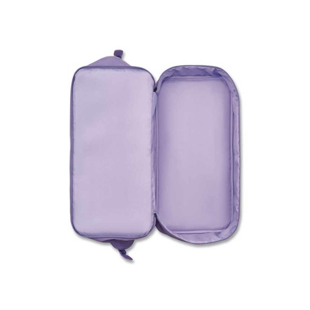 Florence by Mills x DELSEY PARIS Chillout Weekender Bag, 10 x 22.5 x 14.5, Lavender. Picture 6