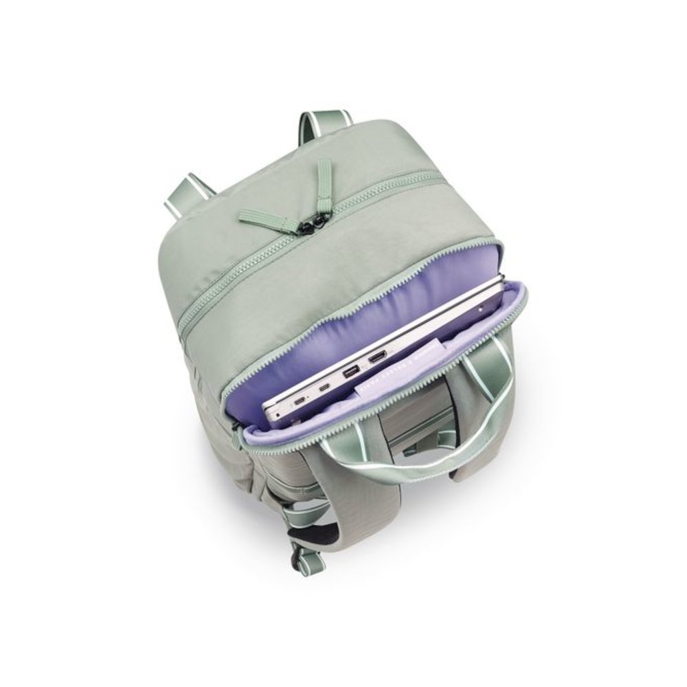 Florence by Mills Carefree Carry Laptop Backpack, Fits Devices Up to 16.9", 12.5 x 7.25 x 17.5, Sage. Picture 2