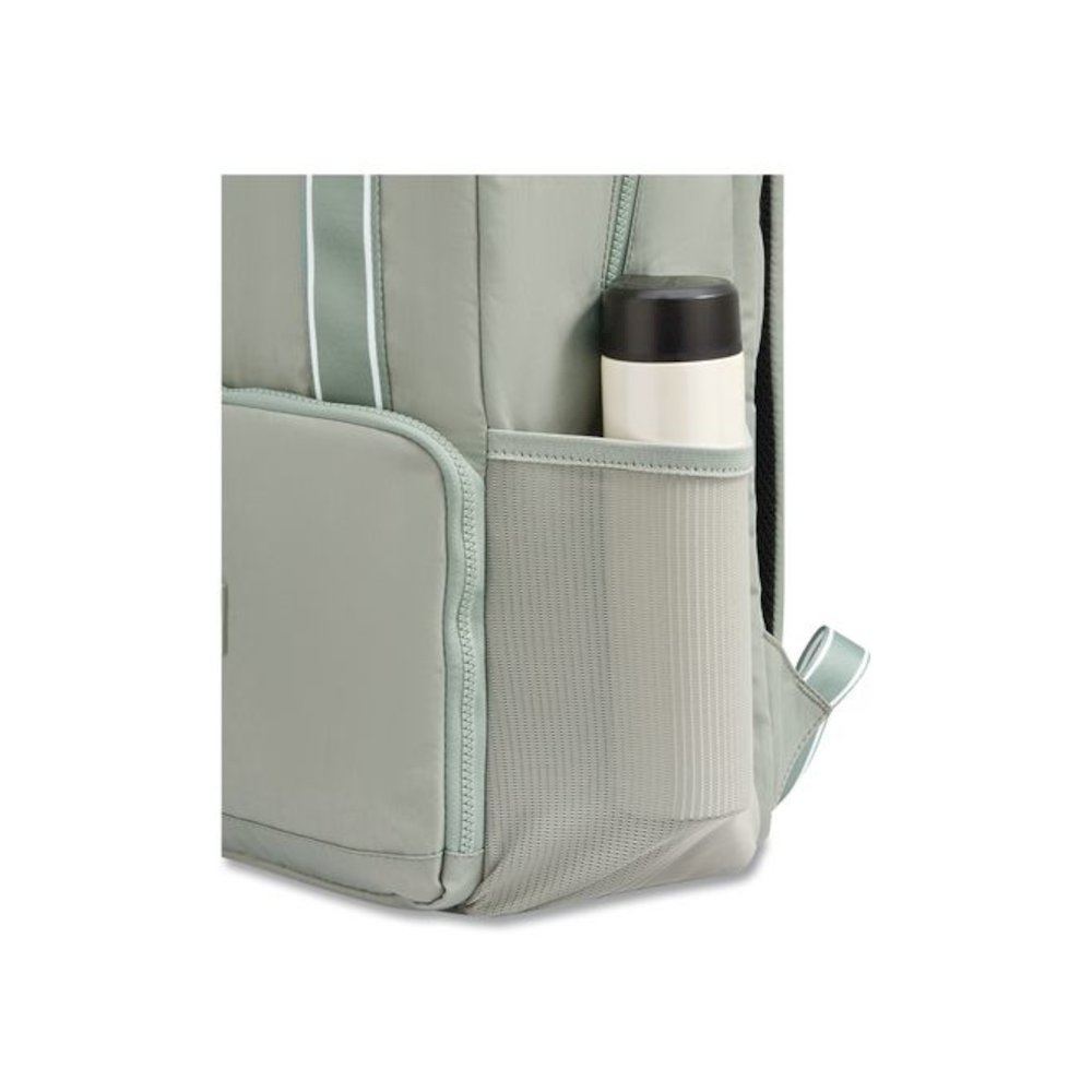 Florence by Mills Carefree Carry Laptop Backpack, Fits Devices Up to 16.9", 12.5 x 7.25 x 17.5, Sage. Picture 4