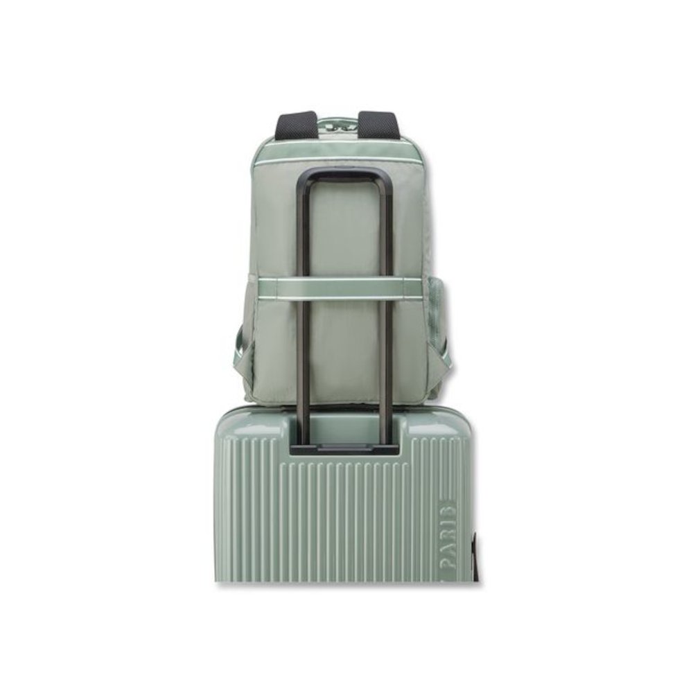 Florence by Mills Carefree Carry Laptop Backpack, Fits Devices Up to 16.9", 12.5 x 7.25 x 17.5, Sage. Picture 6