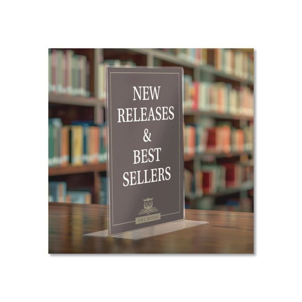 Double-Sided Sign Holder, 8.5 x 11 Insert. Picture 3