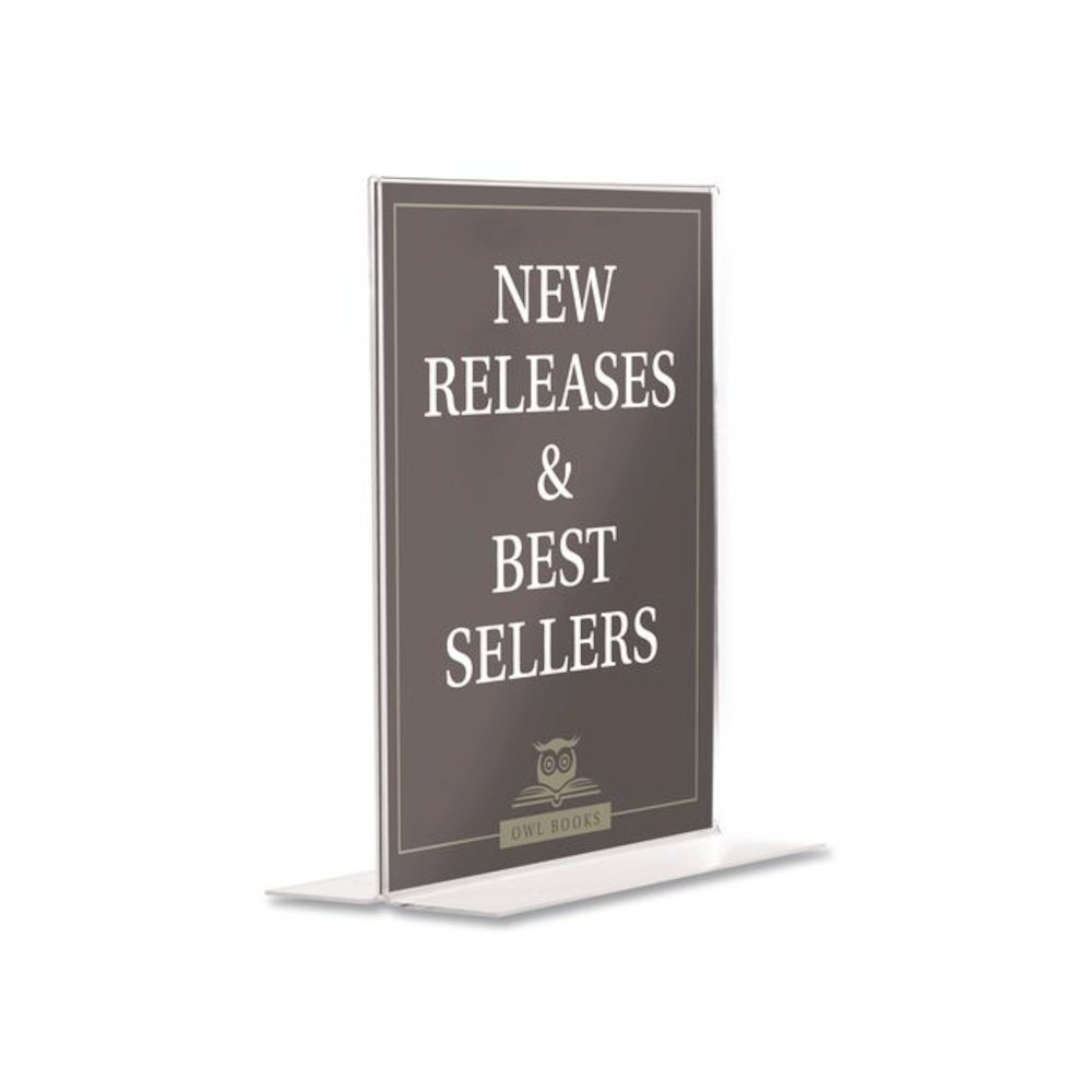 Double-Sided Sign Holder, 8.5 x 11 Insert. Picture 4
