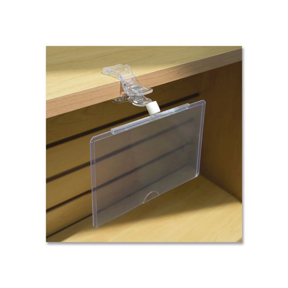 Swivel Clip Signs, Clear, 3/Pack. Picture 3