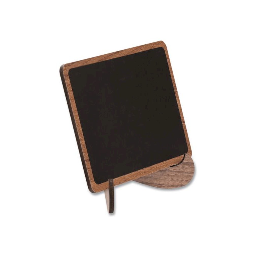 Mini Chalkboards, Black Surface, Brown Frame, 2.9 x 3.9, 10/Pack. Picture 6