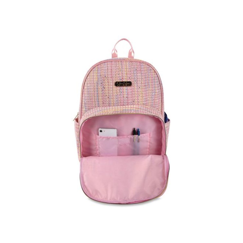 Laptop Backpack, Fits Devices Up to 16", 12.5 x 6 x 17, Pink. Picture 5
