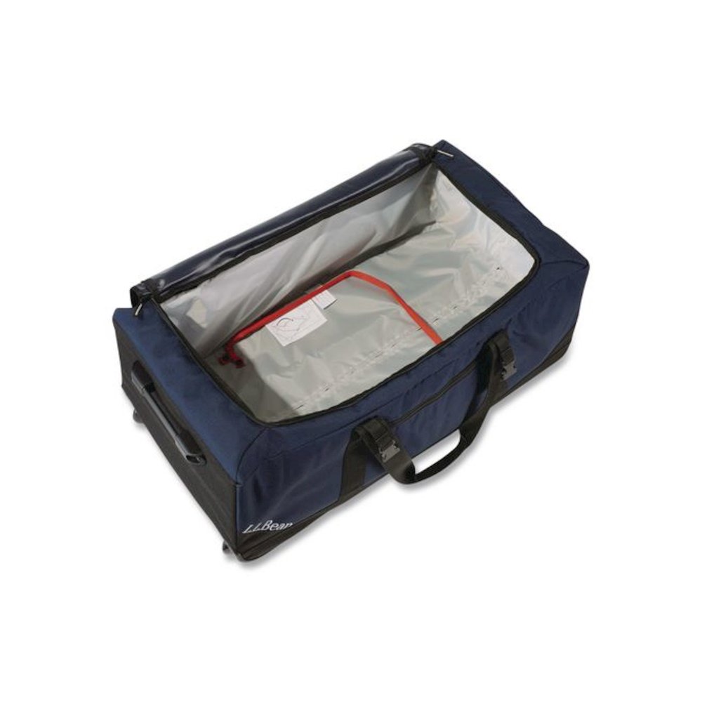 Adventure 22" Polyester Telescoping Carry-On Travel Duffel with Wheels, 22 x 12 x 9, Navy. Picture 4