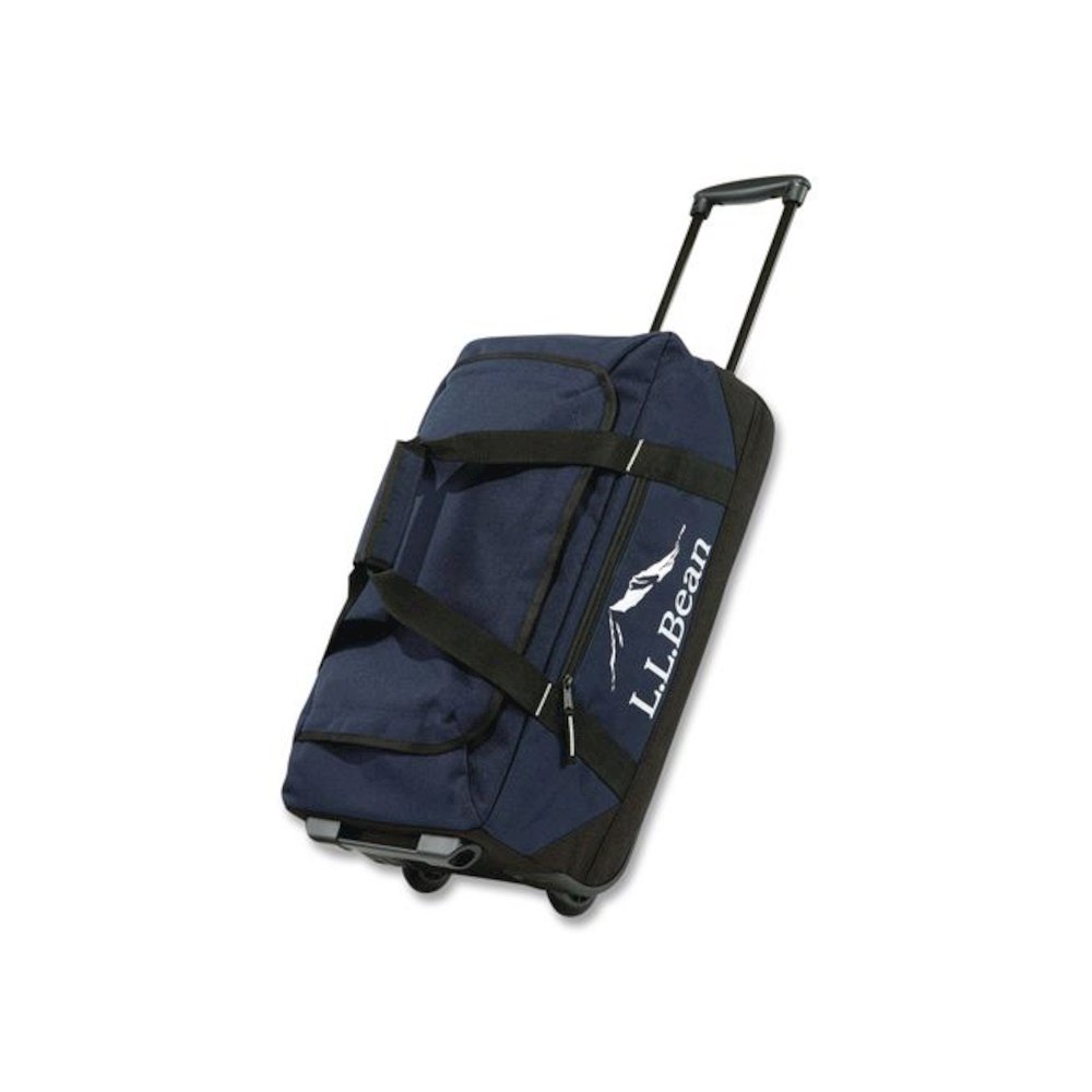 Adventure 22" Polyester Telescoping Carry-On Travel Duffel with Wheels, 22 x 12 x 9, Navy. Picture 1