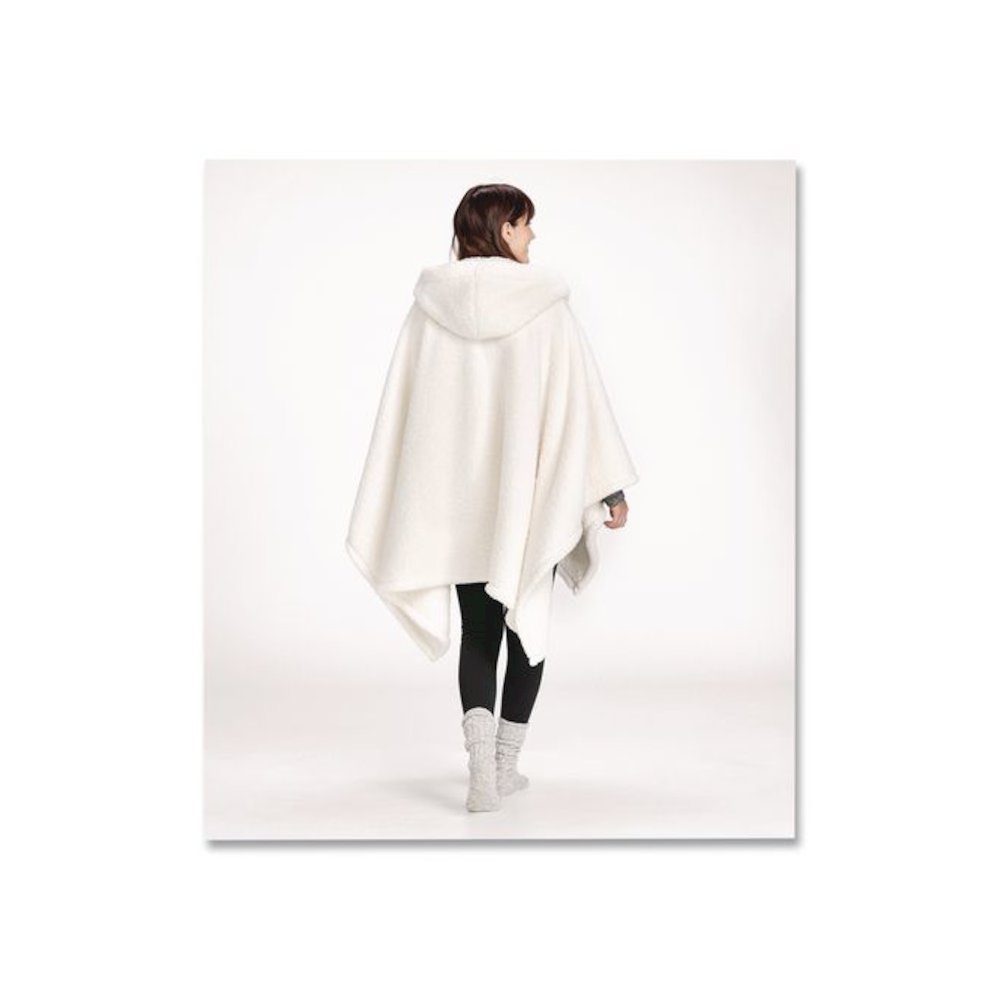 Cozy Sherpa Wearable Throw, 58 x 60, Cream. Picture 3