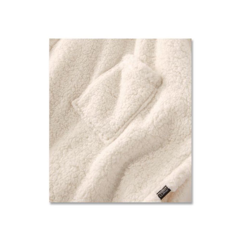 Cozy Sherpa Wearable Throw, 58 x 60, Cream. Picture 4