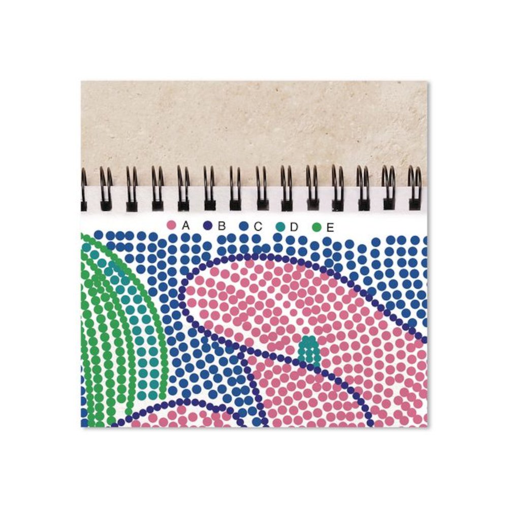 FlowArt Dot-By-Letter Coloring Book, Botanic, with 4 Double-Sided Markers, All Ages, 20 Sheets. Picture 3