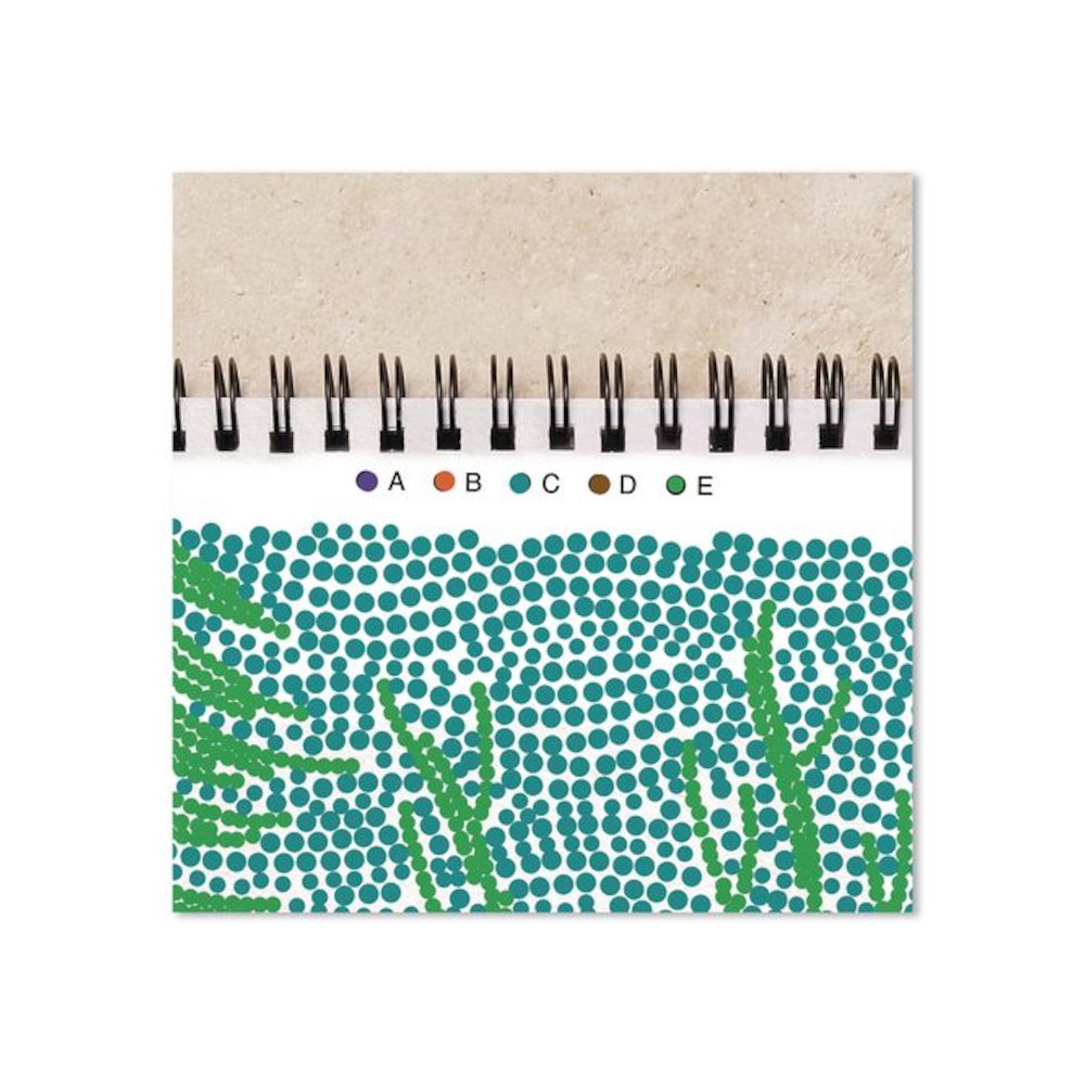 FlowArt Dot-By-Letter Coloring Book, Landscapes, with 4 Double-Sided Markers, All Ages, 20 Pages. Picture 3