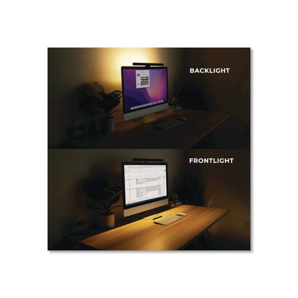 Monitor Light Bar, Black. Picture 5