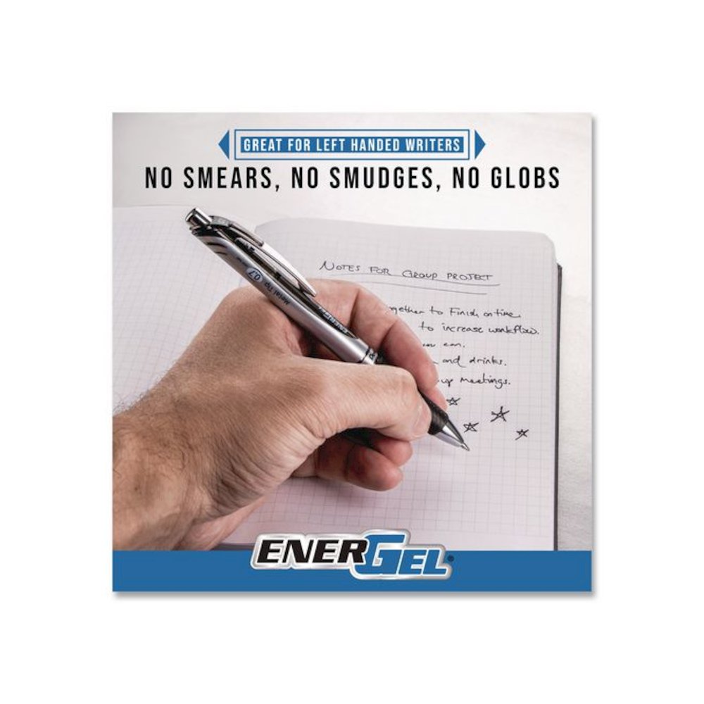 EnerGel RTX Gel Pen, Retractable, Medium 0.7 mm, Assorted Ink, Assorted Barrel, 6/Pack. Picture 3