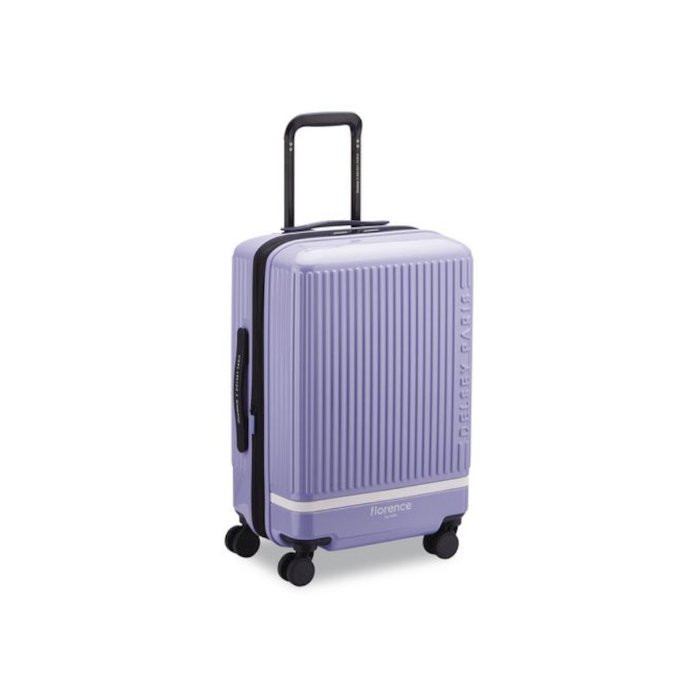 Florence by Mills x DELSEY PARIS Spin Me Away 20" Hardside Carry-On Suitcase, 14.75 x 9.75 x 22.75, Lavender. Picture 2