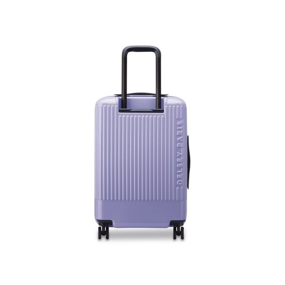 Florence by Mills x DELSEY PARIS Spin Me Away 20" Hardside Carry-On Suitcase, 14.75 x 9.75 x 22.75, Lavender. Picture 4