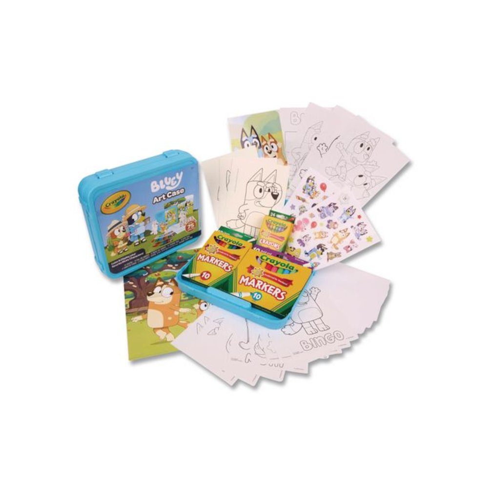 Bluey Art Case, 75 Pieces. Picture 2