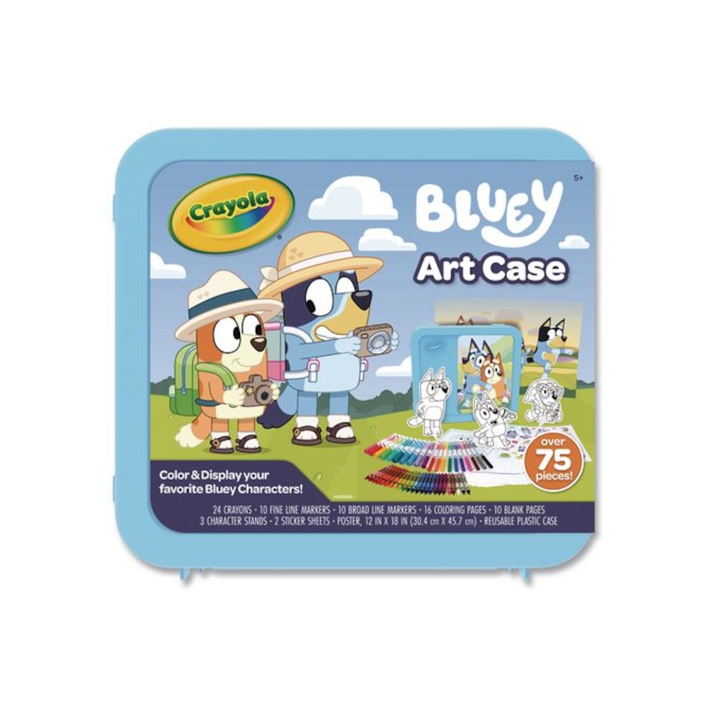 Bluey Art Case, 75 Pieces. Picture 1