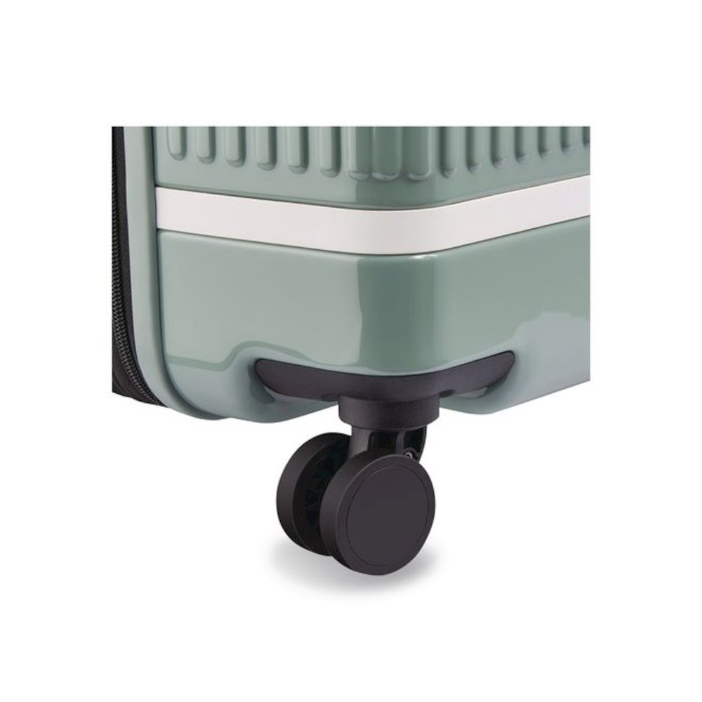 Florence by Mills x DELSEY PARIS Spin Me Away 29" Hardside Suitcase, 19.5 x 12.5 x 31.25, Sage Green. Picture 6