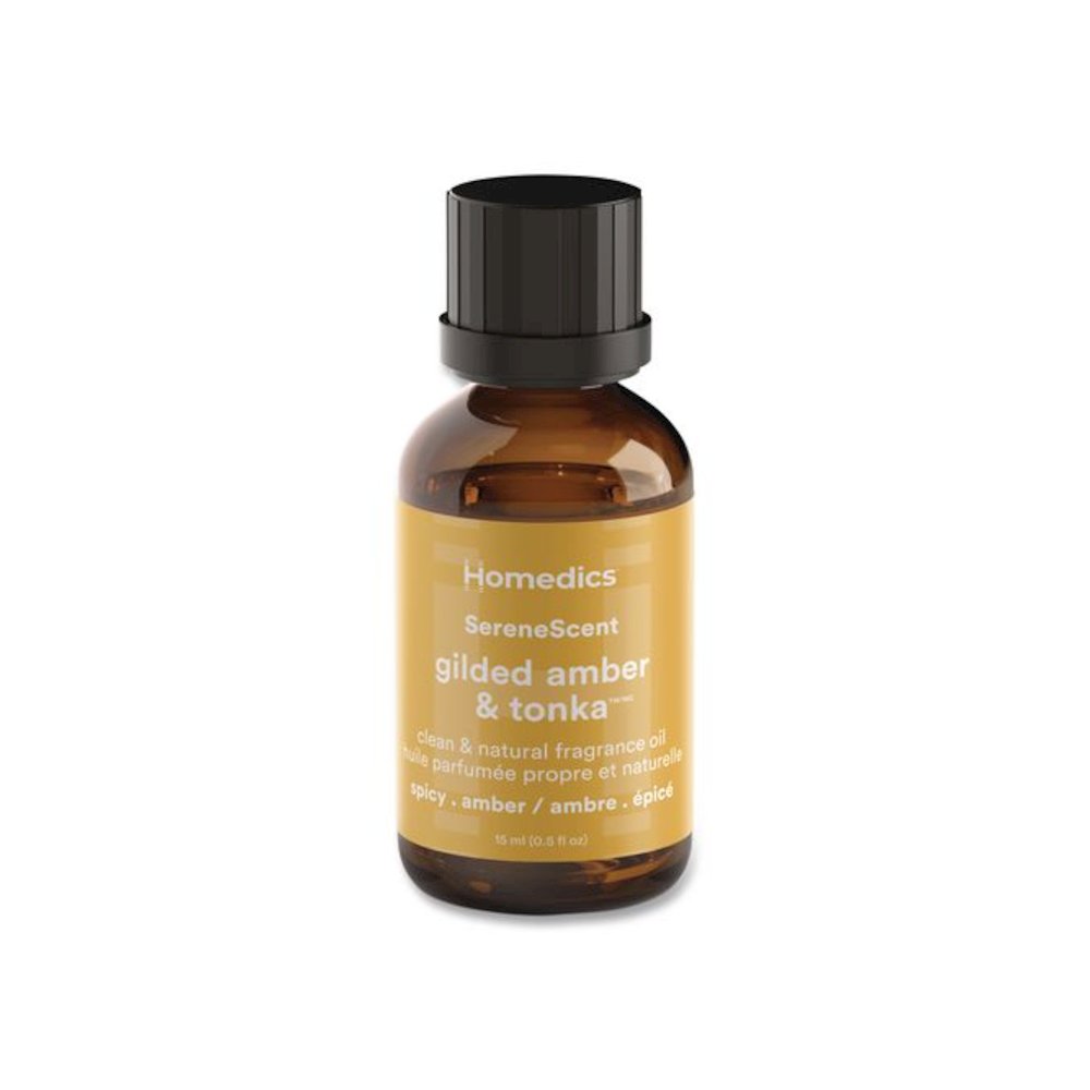 SereneScent Glided Amber and Tonka Essential Oil, 0.5 oz Bottle. Picture 1