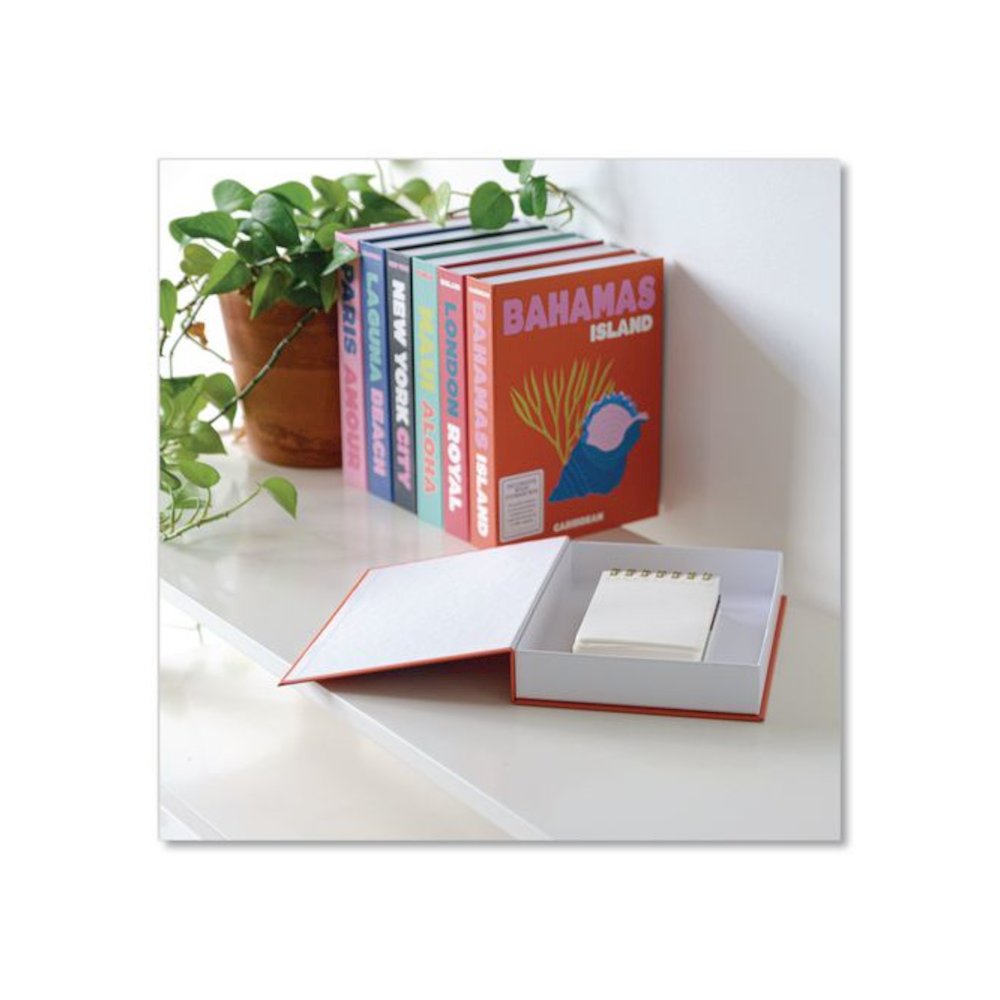 Magnetic Storage Book Box, Laguna, 7.5 x 1.75 x 9.75, Blue. Picture 4
