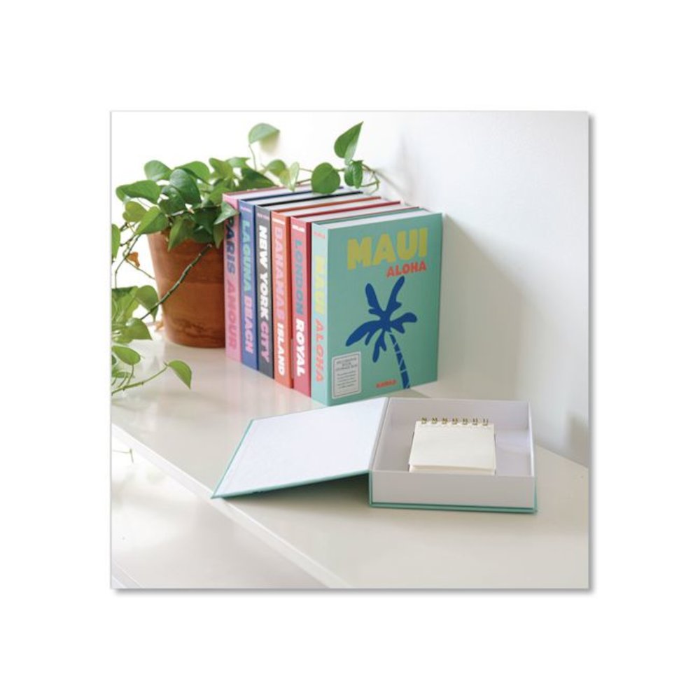 Magnetic Storage Book Box, Maui, 7.5 x 1.75 x 9.75, Green. Picture 3