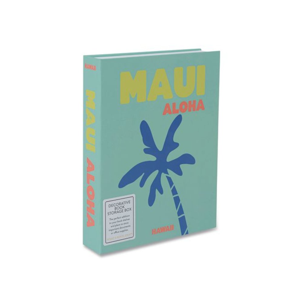 Magnetic Storage Book Box, Maui, 7.5 x 1.75 x 9.75, Green. Picture 1