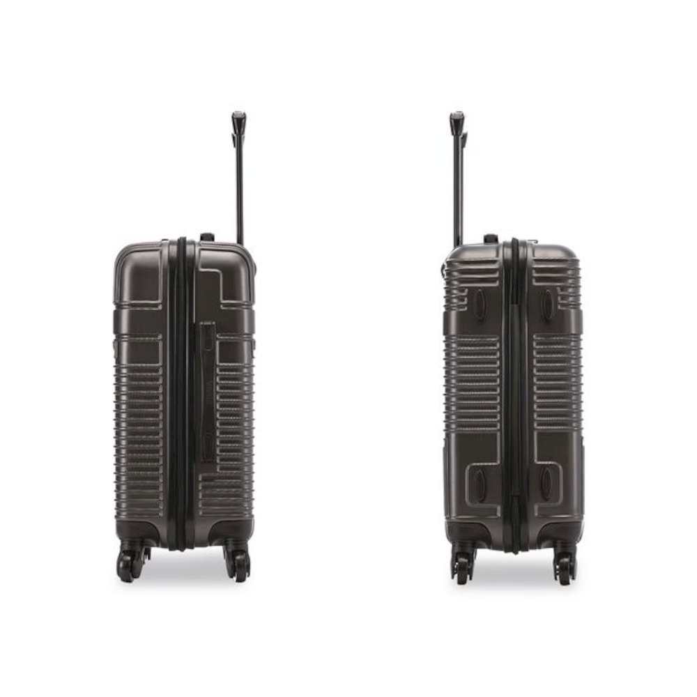 Resilience 20" Hardside Carry-On Suitcase, 14.96 x 8.66 x 21.65, Charcoal. Picture 6