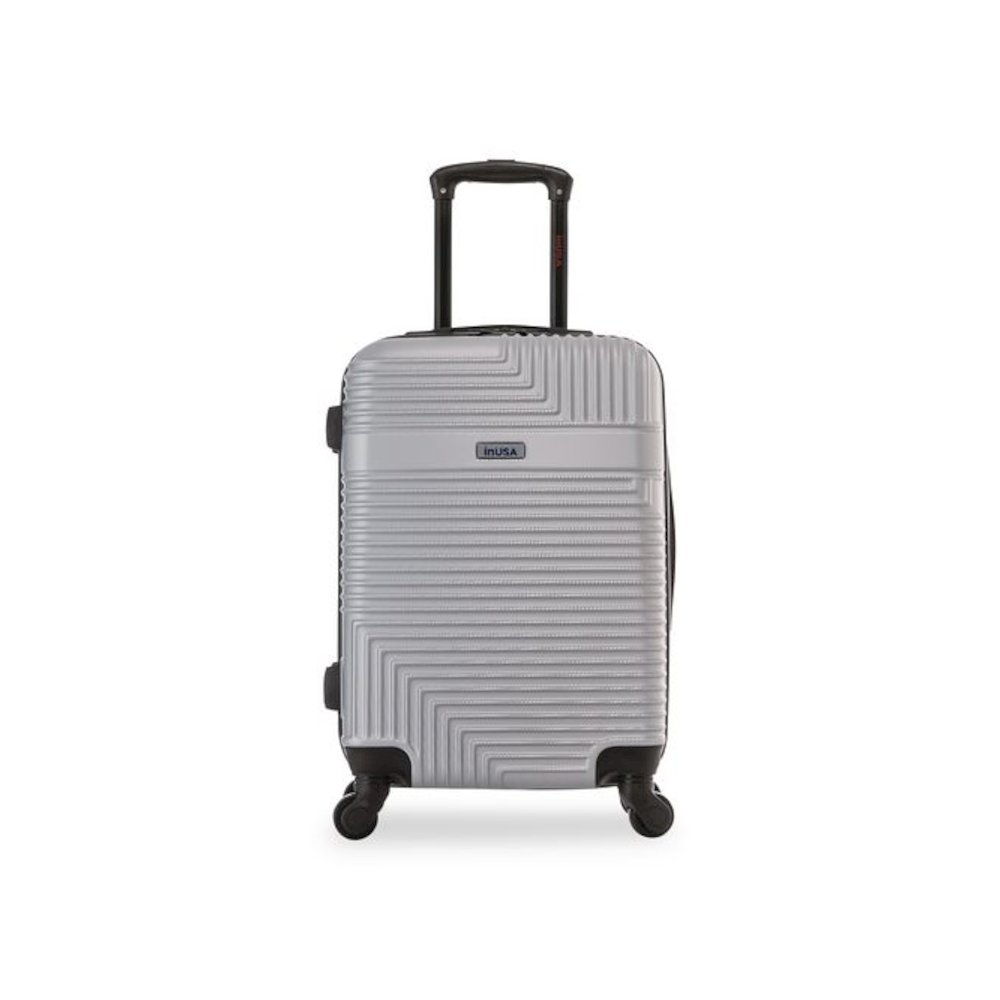 Resilience 20" Hardside Carry-On Suitcase, 14.96 x 8.66 x 21.65, Silver. Picture 5
