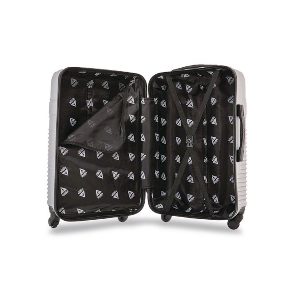 Resilience 20" Hardside Carry-On Suitcase, 14.96 x 8.66 x 21.65, Silver. Picture 6