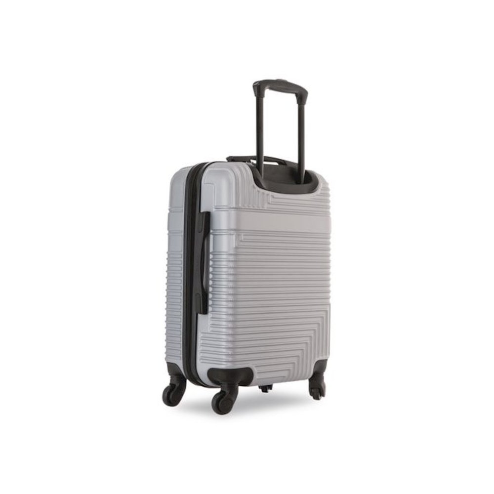 Resilience 20" Hardside Carry-On Suitcase, 14.96 x 8.66 x 21.65, Silver. Picture 7