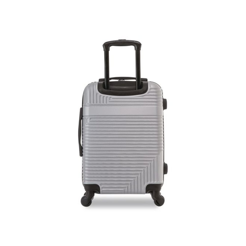 Resilience 20" Hardside Carry-On Suitcase, 14.96 x 8.66 x 21.65, Silver. Picture 9